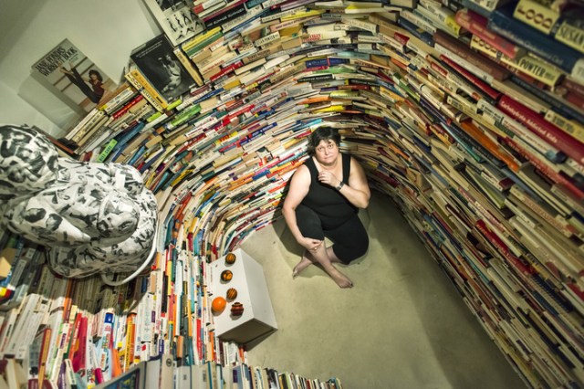 Diet Detour installation at Whitdel Arts Detroit, for the show 'Anywhere but here' 2013